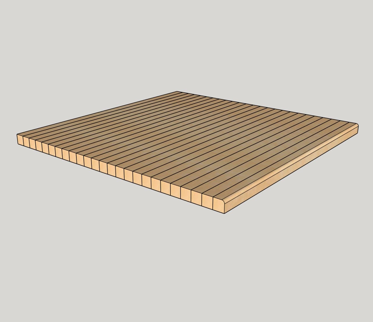 Площадки, лиственница