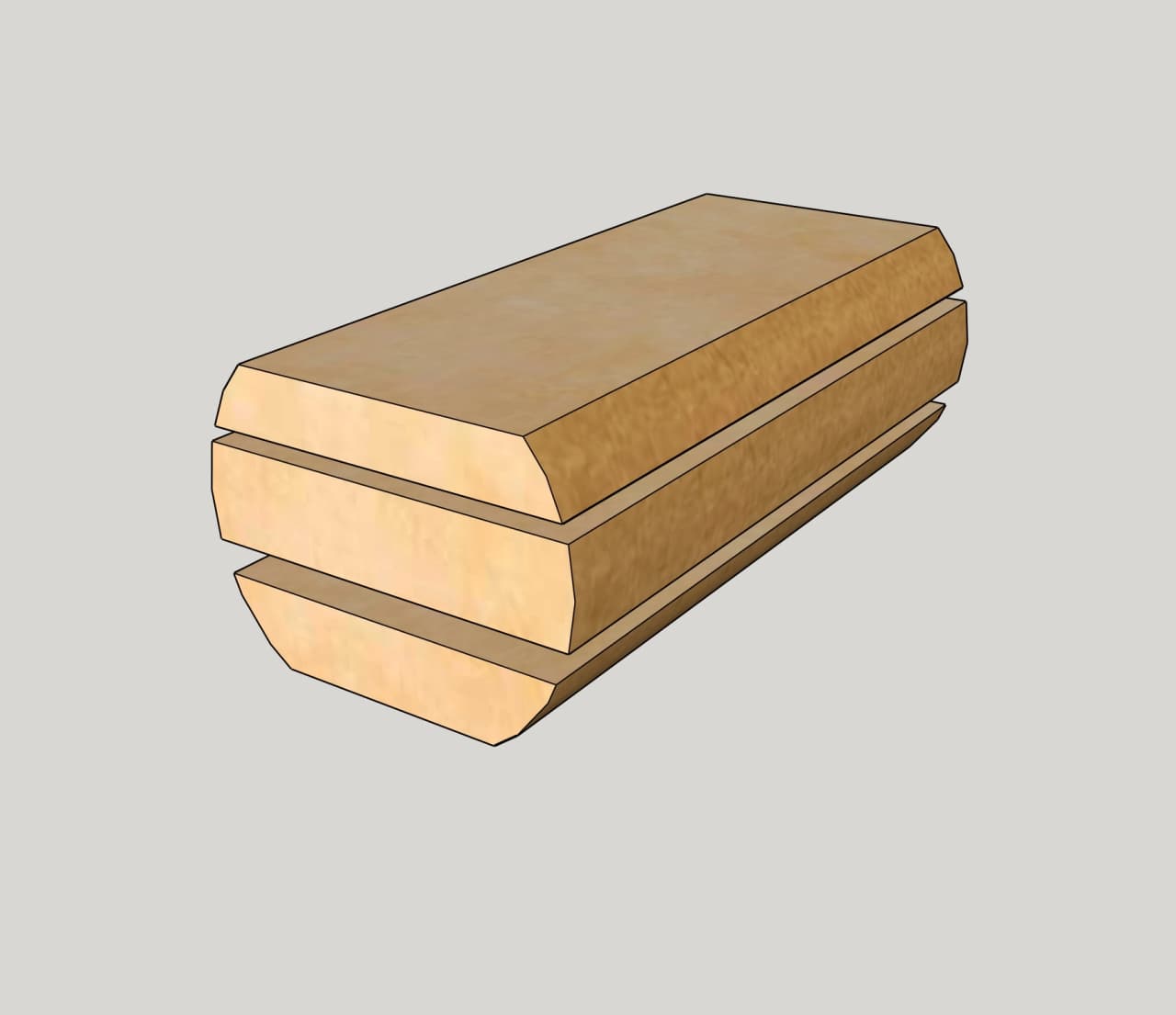 Доска необрезная, лиственница