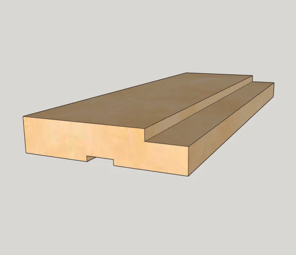 Обсада Окосячка (обсадная коробка), лиственница