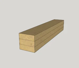 Оконный брус, дуб