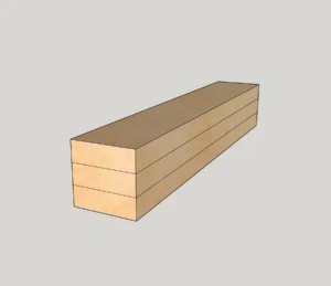 Оконный брус, лиственница