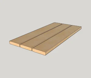 Планкен прямой, лиственница